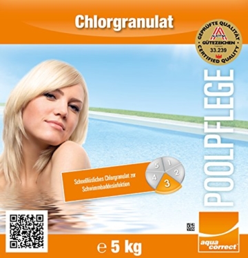 Steinbach Poolpflege Chlorgranulat, 5 kg, Chlorprodukt, 0751205TD02 - 3