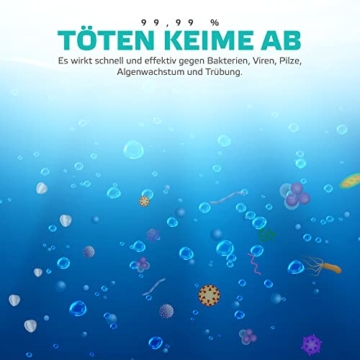 well2wellness Chlorgranulat schnelllöslich zur Wasseraufbereitung - zur Behandlung von Schwimmbadwasser - pH-neutral & Kalk frei - schnell lösliche Formel - 60% Aktivchlor - 5 kg - 4